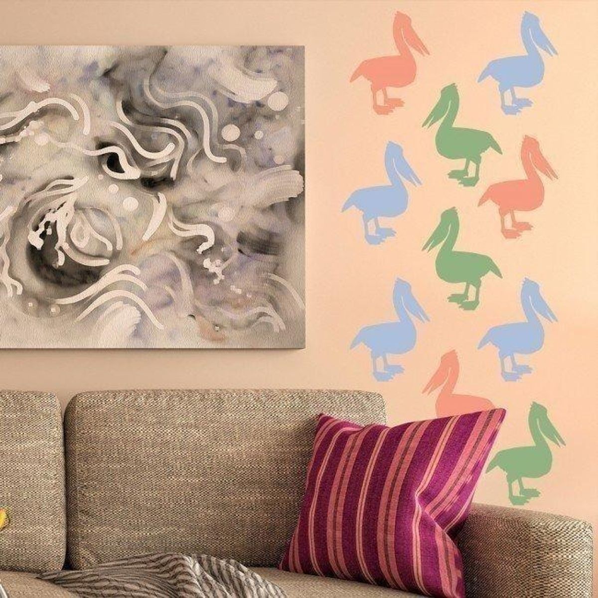 GENERICO - Decomural Pelican Bird Pack WS-33045