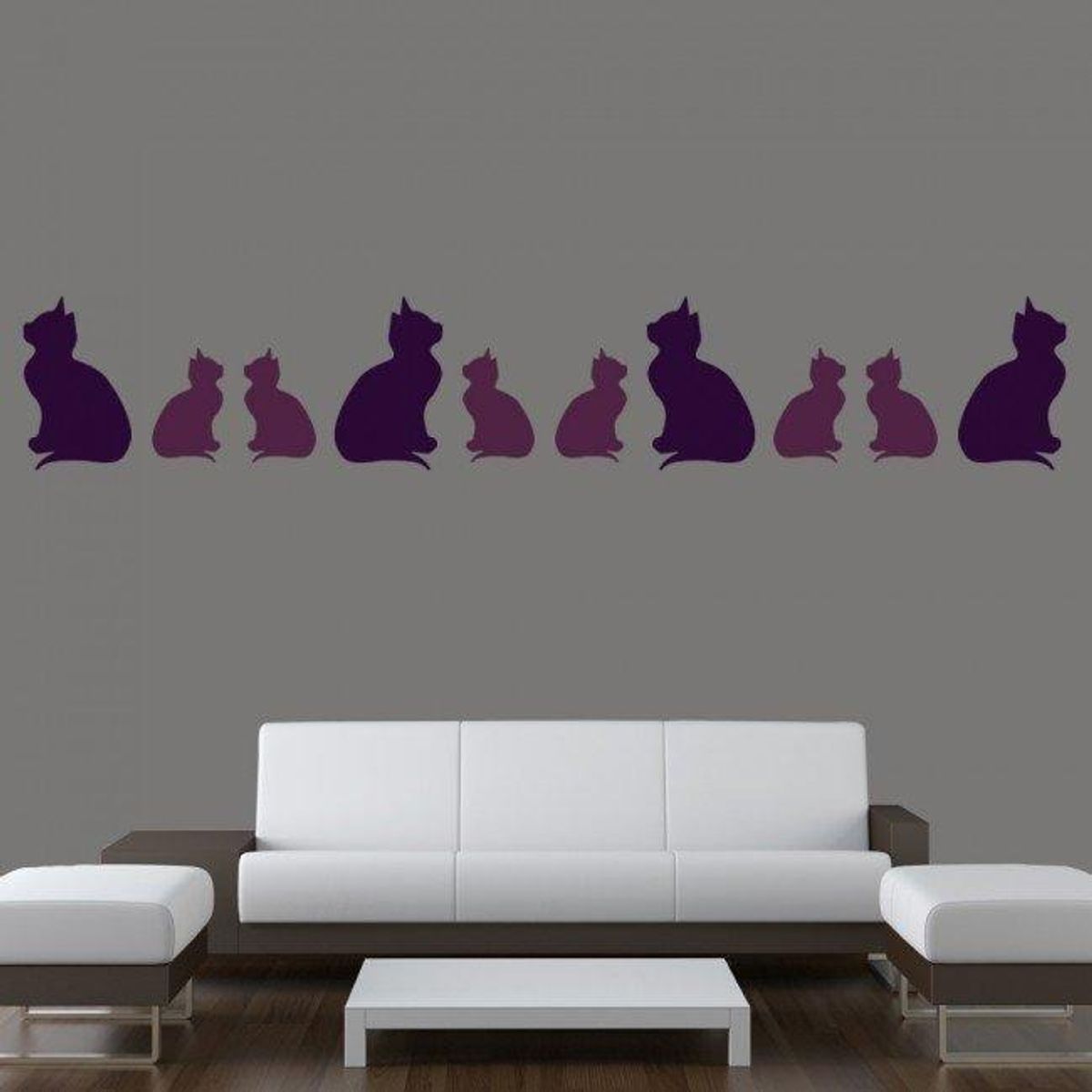 GENERICO - Decomural Kitten Cat Animals Pets Pack WS-33053