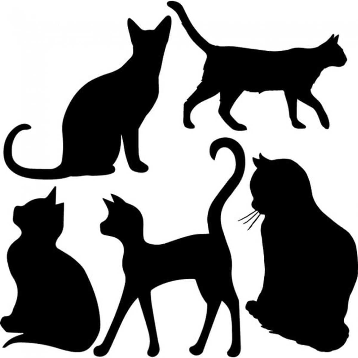 GENERICO - Decomural Cat House Cats Set WS-33055