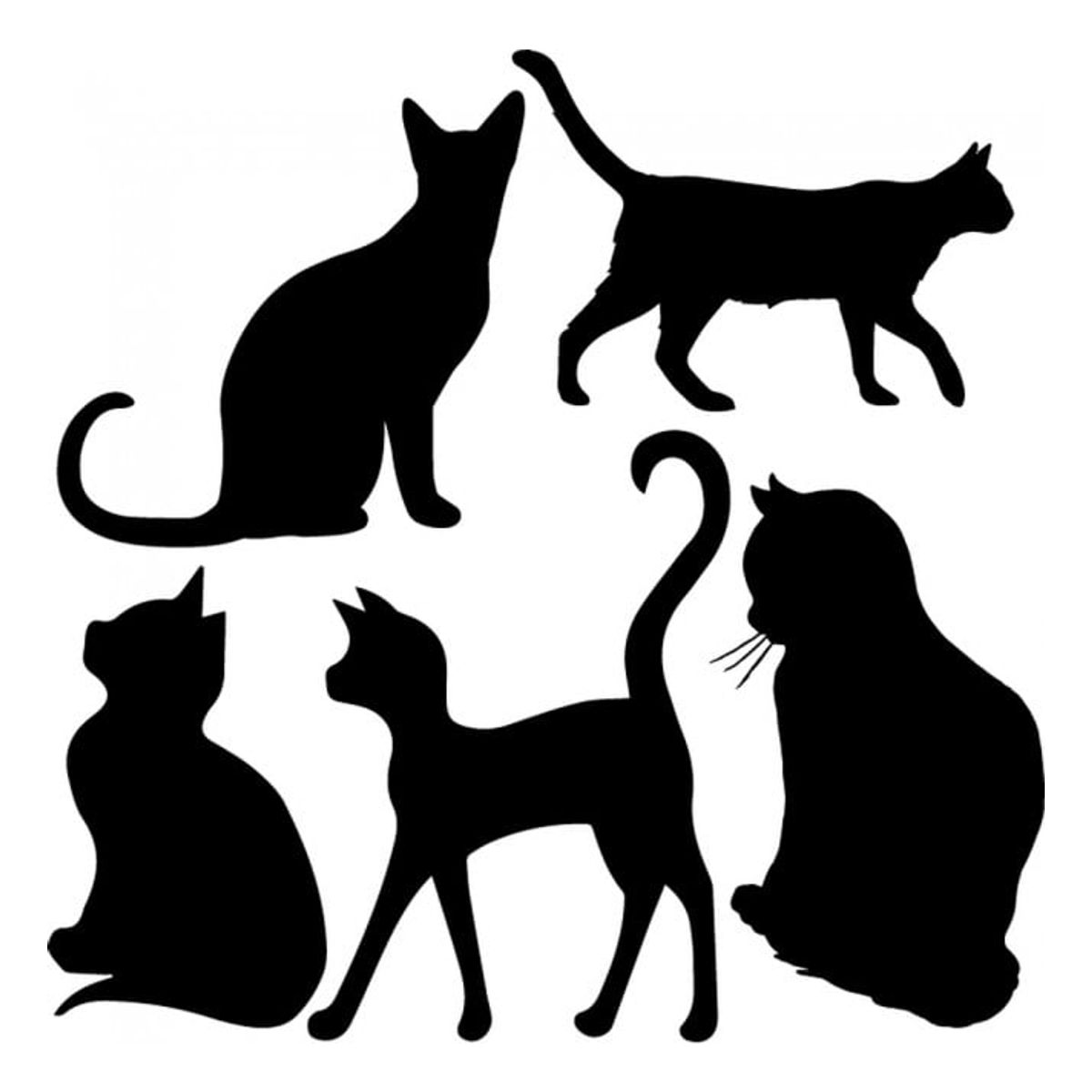 GENERICO - Decomural Cat House Cats Set WS-33055