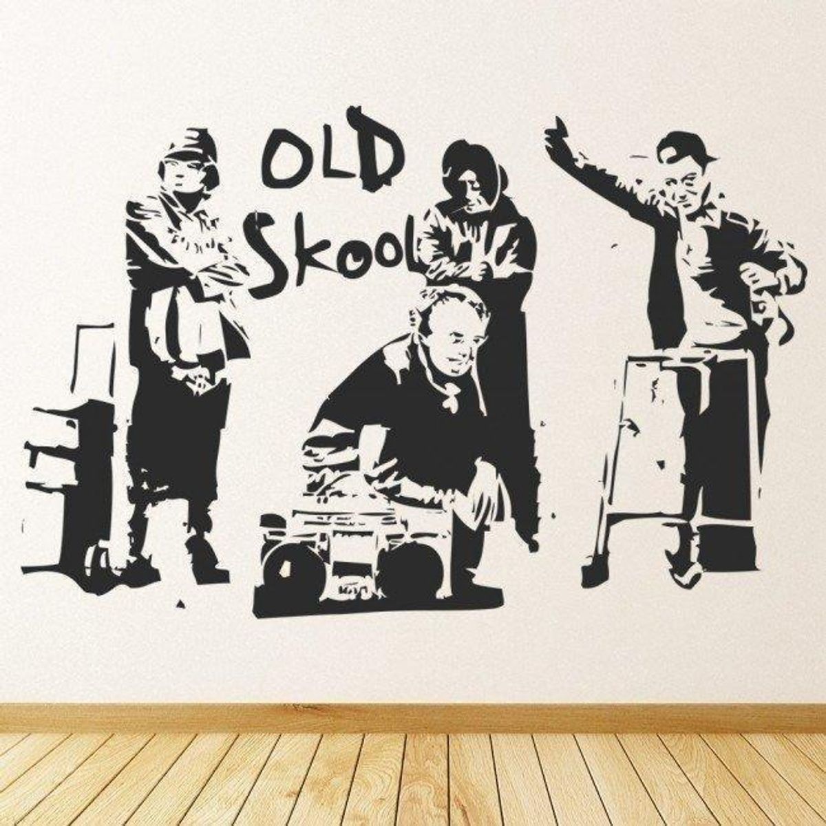 GENERICO - Decomural Old School Music Banksy WS-34480
