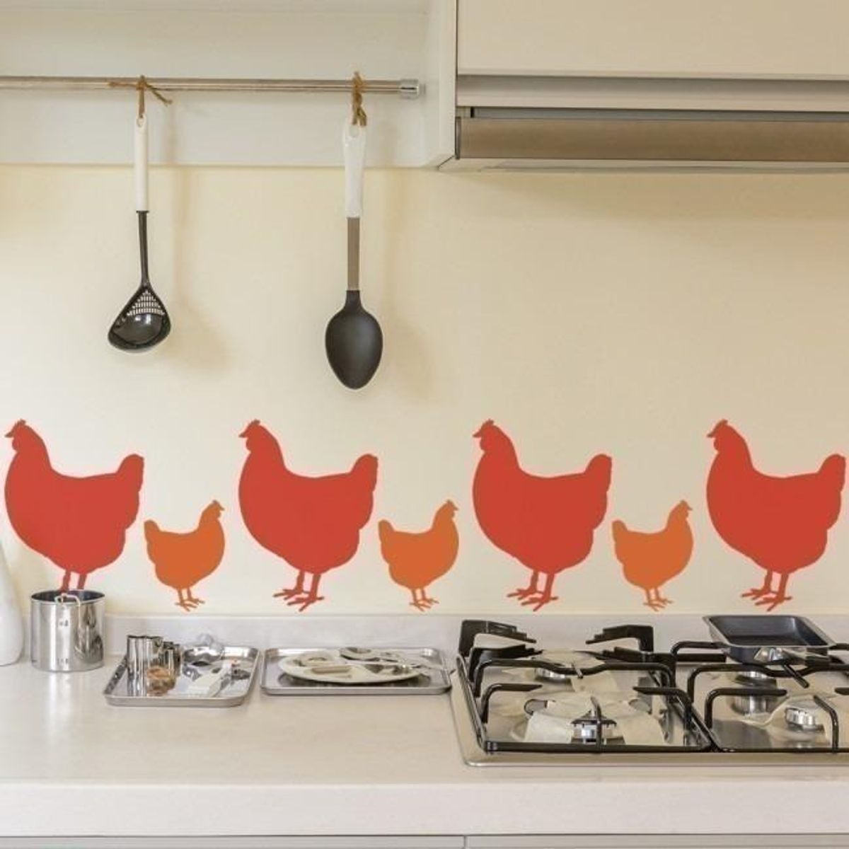 GENERICO - Decomural Chicken Farm Animals Pack WS-33069