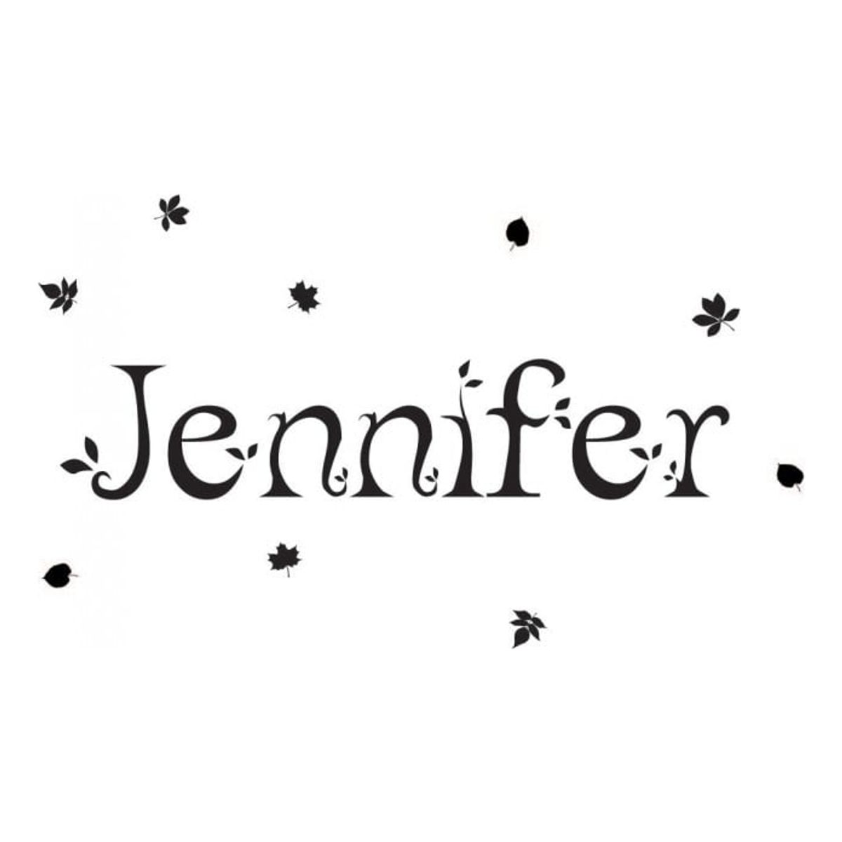 GENERICO - Decomural Personalised Name Leaf WS-44297