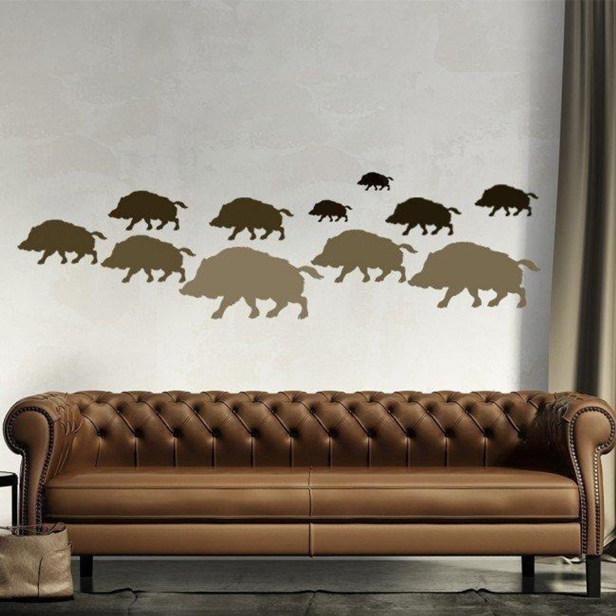 GENERICO - Decomural Wild Boar Farm Animals Pack WS-33088