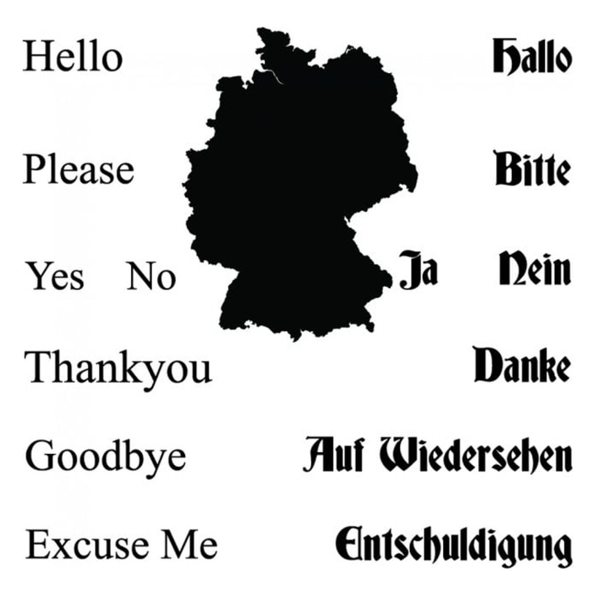 GENERICO - Decomural German Language Basics School Education WS-34525