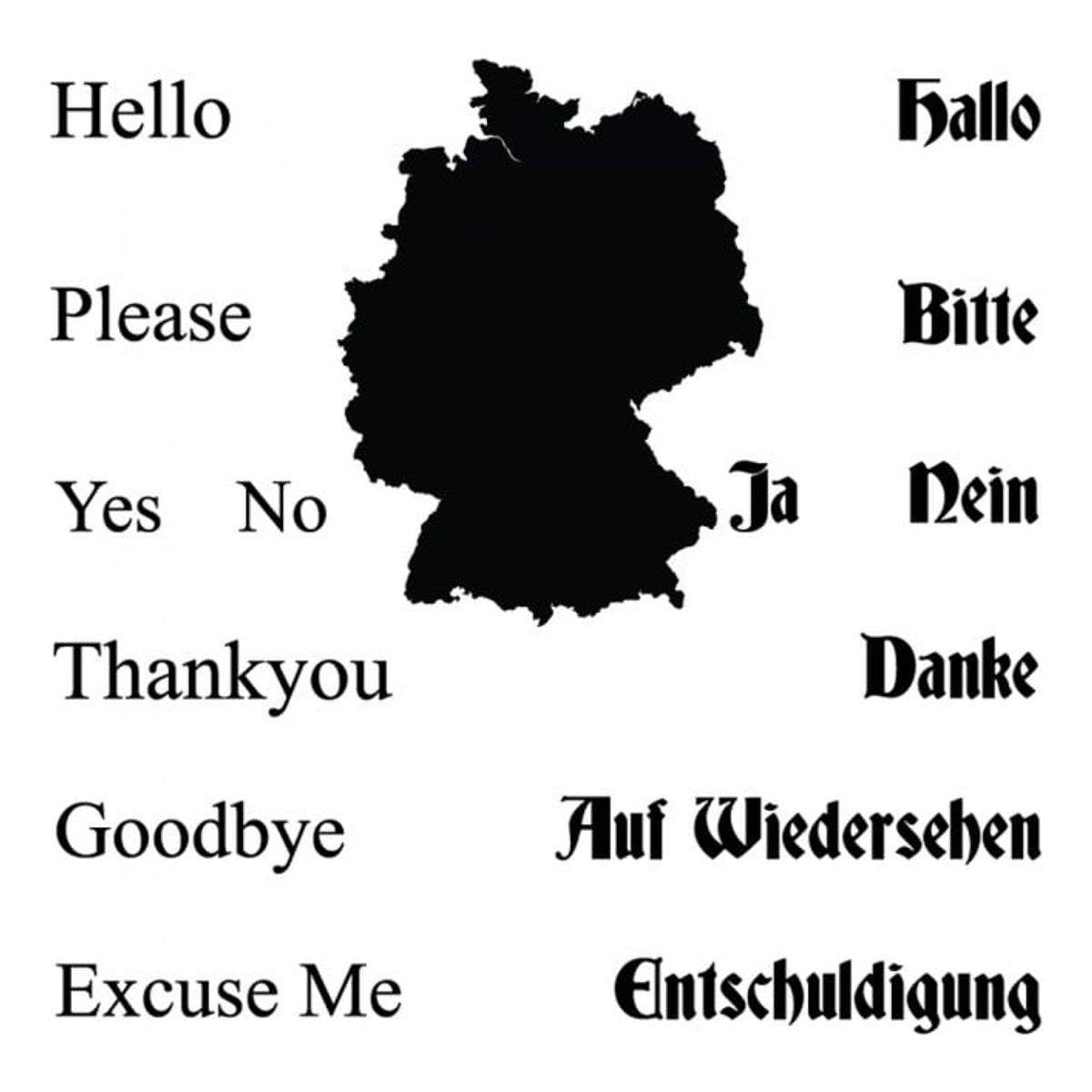 GENERICO - Decomural German Language Basics School Education WS-34525