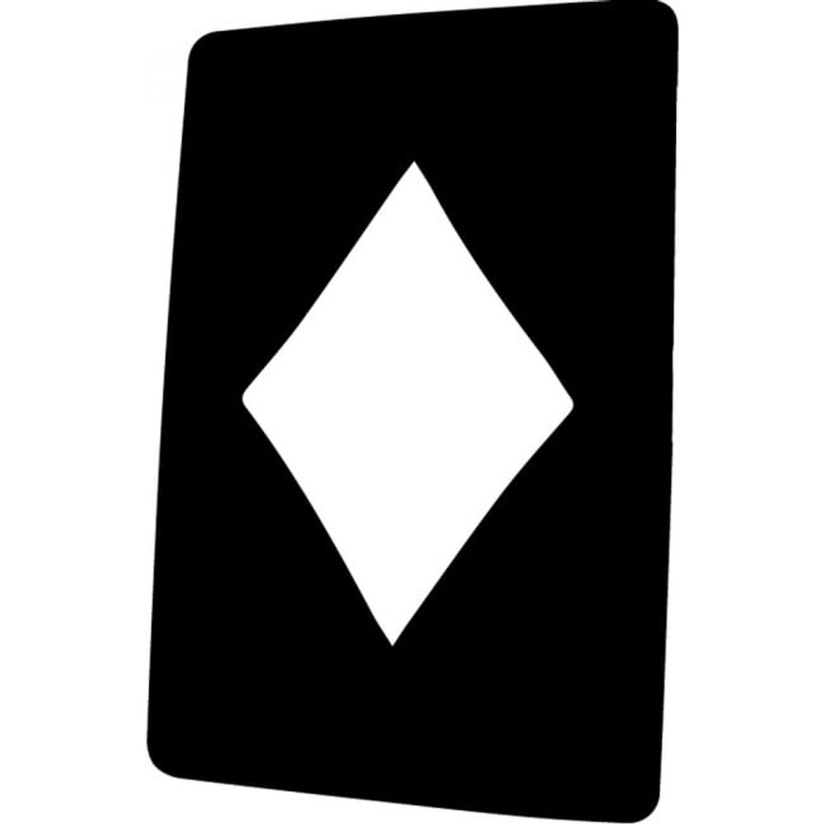 GENERICO - Decomural Diamond Card Card Games Pack WS-33101