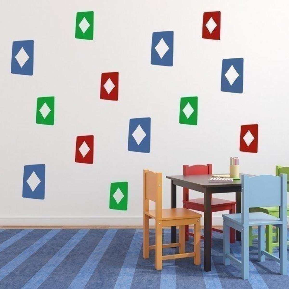 GENERICO - Decomural Diamond Card Card Games Pack WS-33101