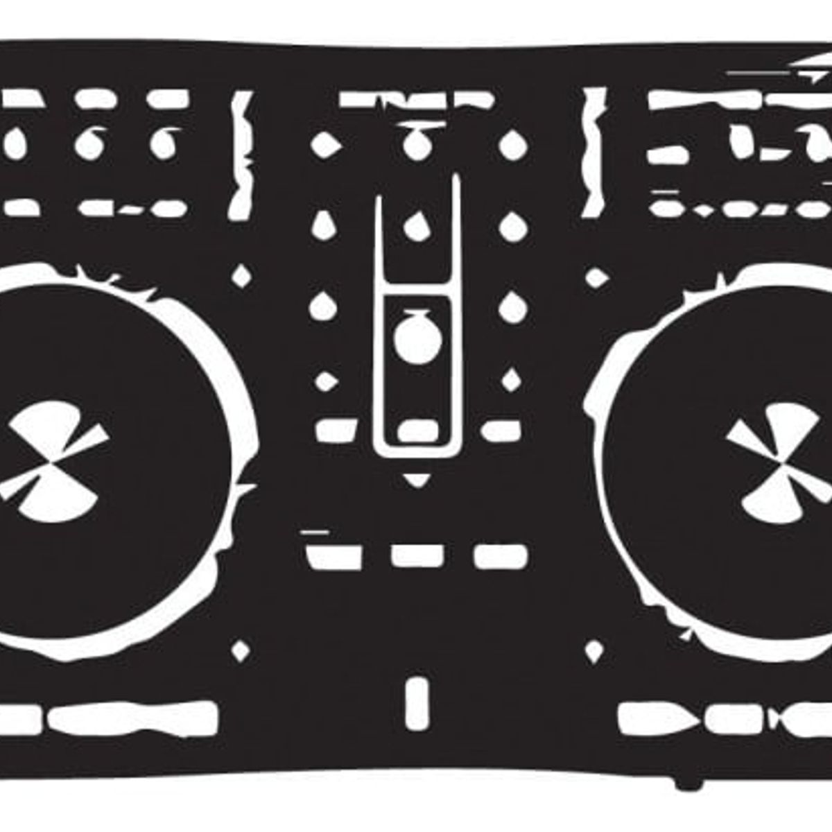 GENERICO - Decomural Vintage Boombox Dj Music WS-44307