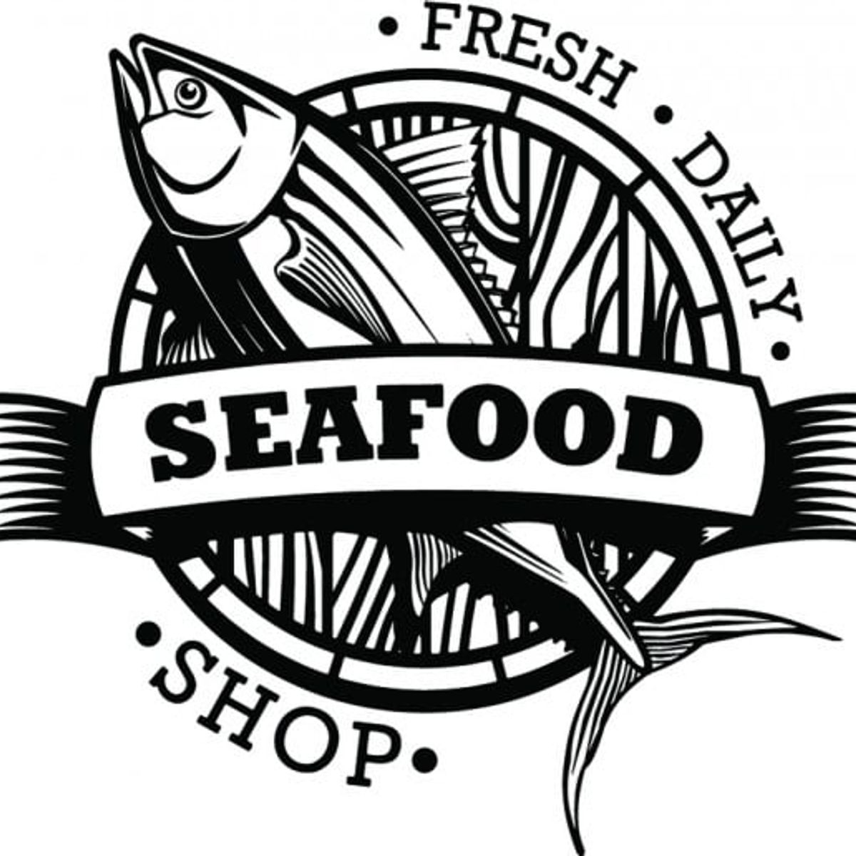 GENERICO - Decomural Seafood Shop Sign WS-44576