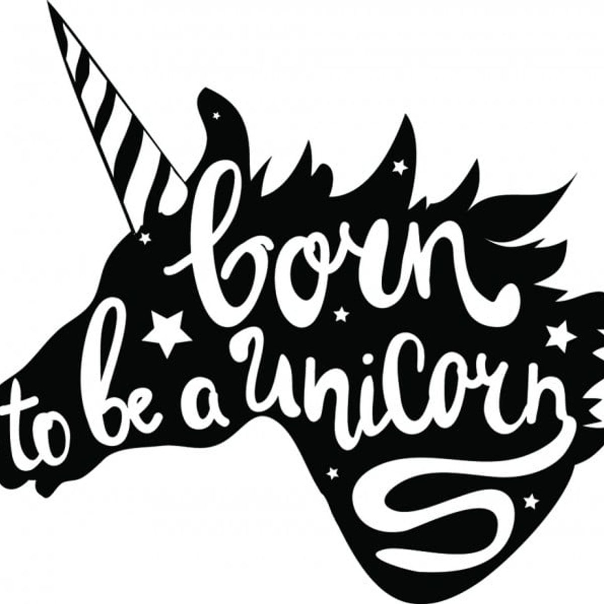 GENERICO - Decomural Born To Be A Unicorn Fairytale WS-44659