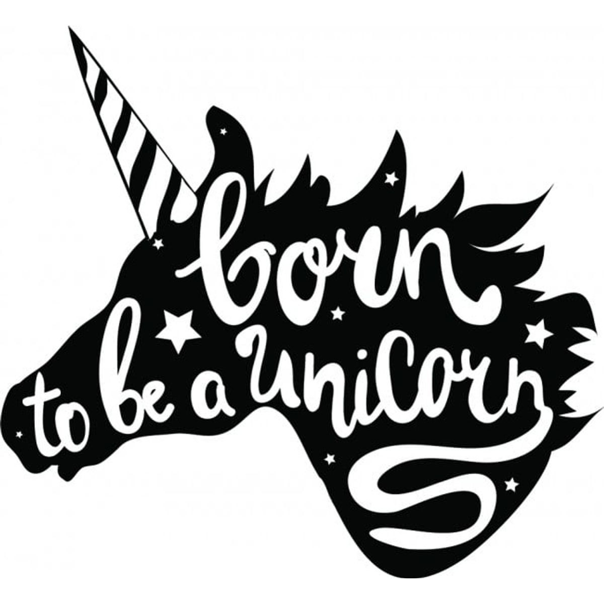 GENERICO - Decomural Born To Be A Unicorn Fairytale WS-44659