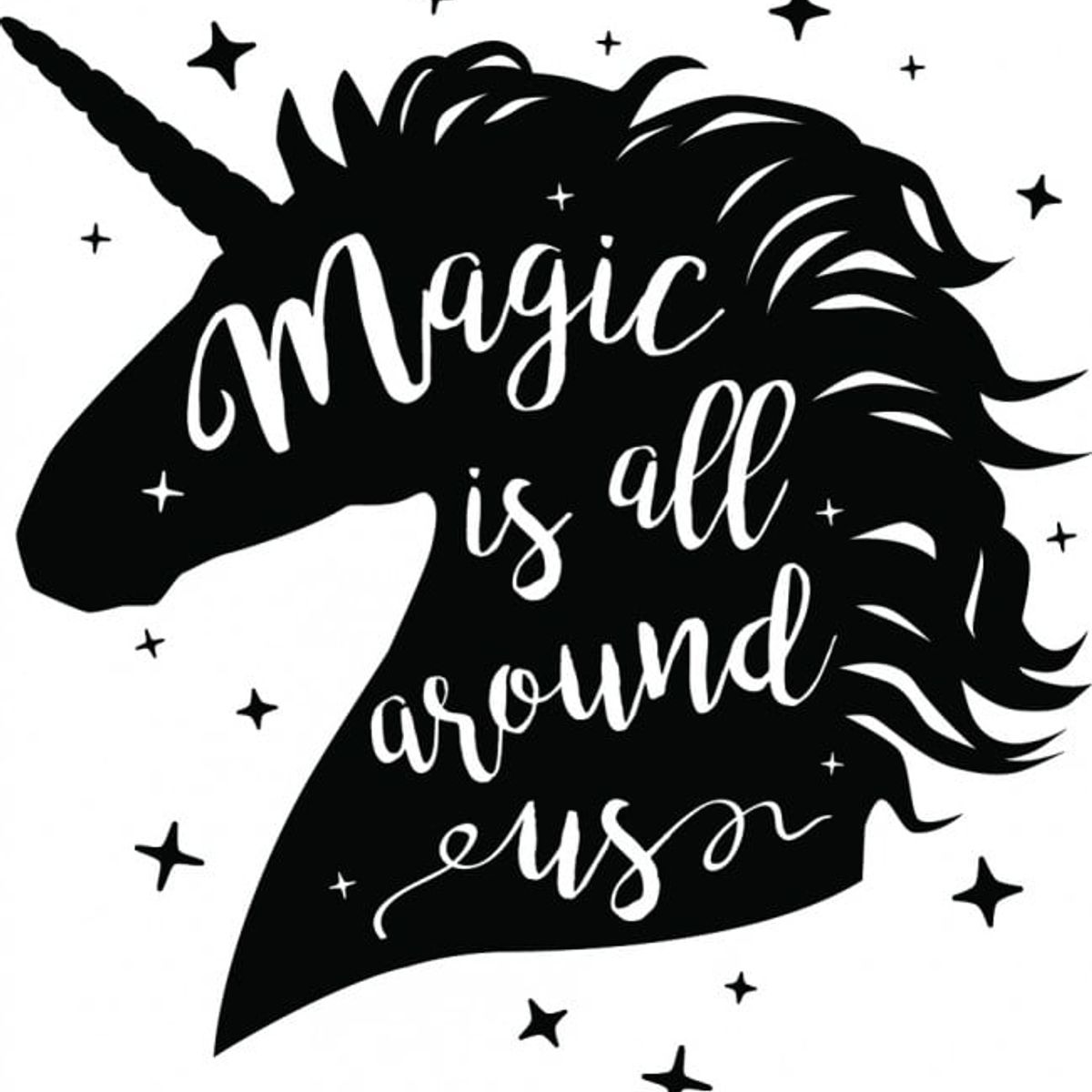 GENERICO - Decomural Magic Is All Around Us Unicorn WS-44660