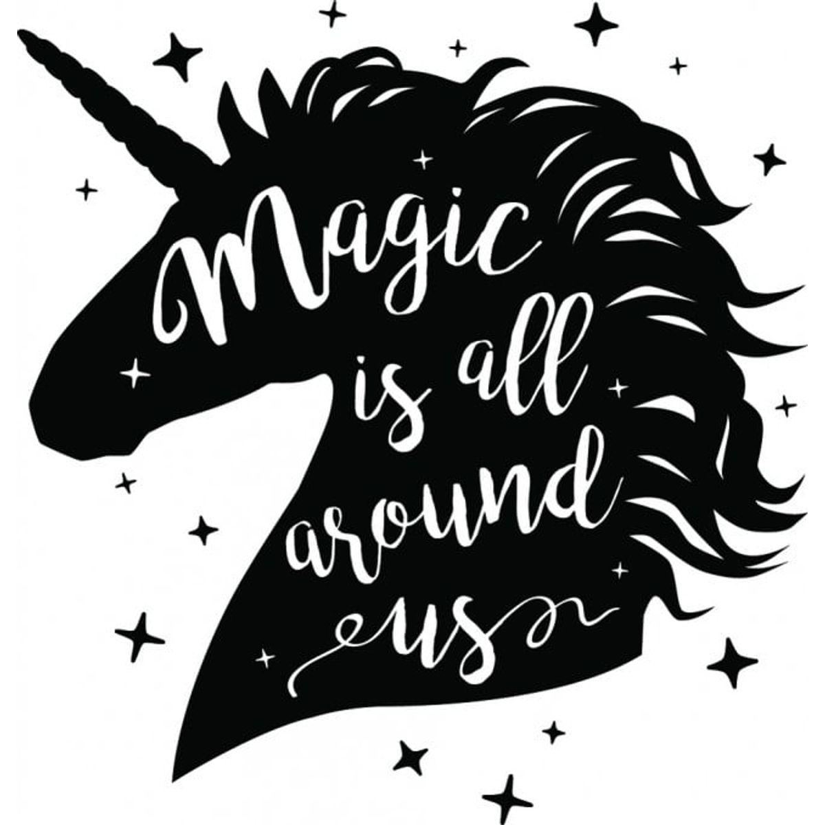 GENERICO - Decomural Magic Is All Around Us Unicorn WS-44660