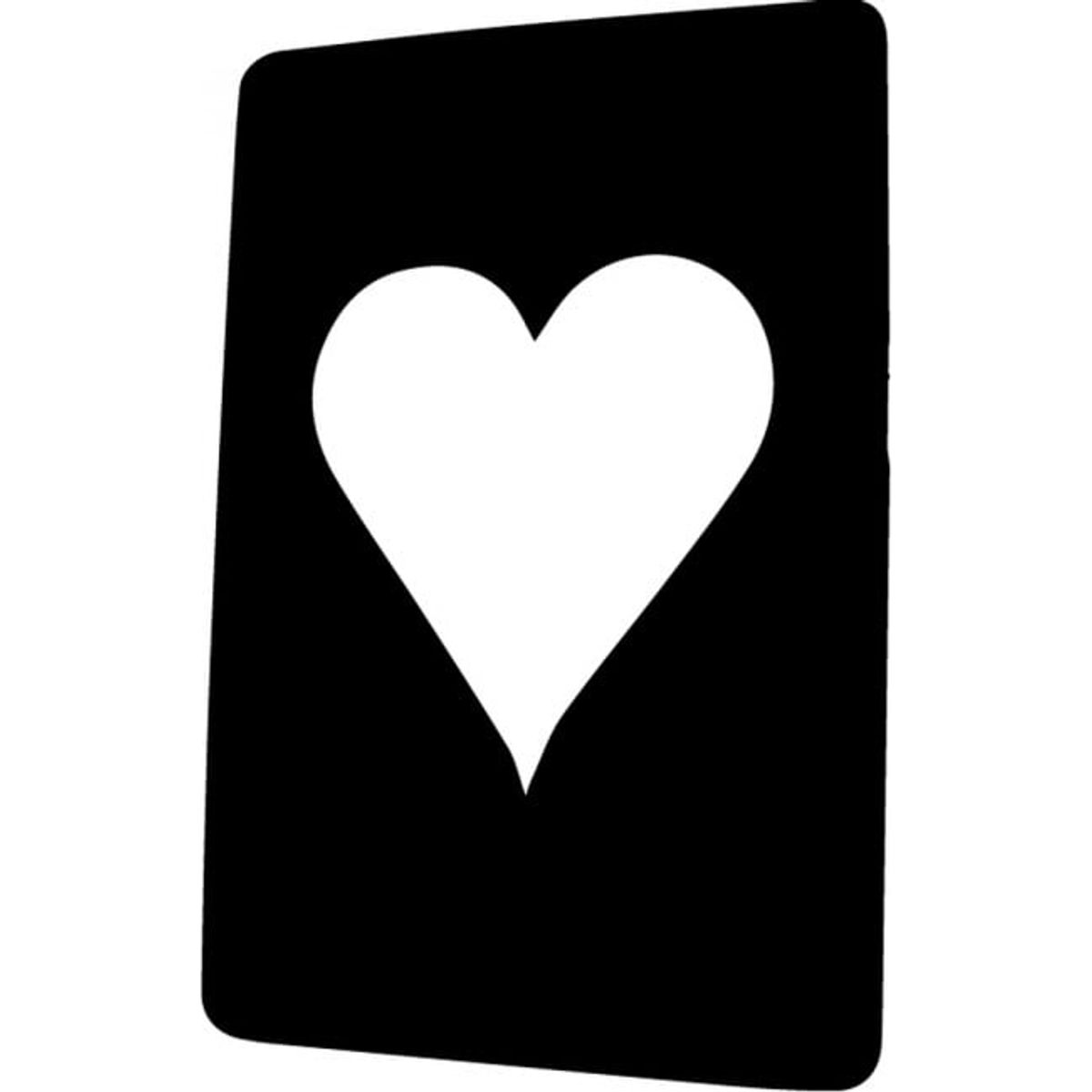 GENERICO - Decomural Heart Card Card Games Pack WS-33102