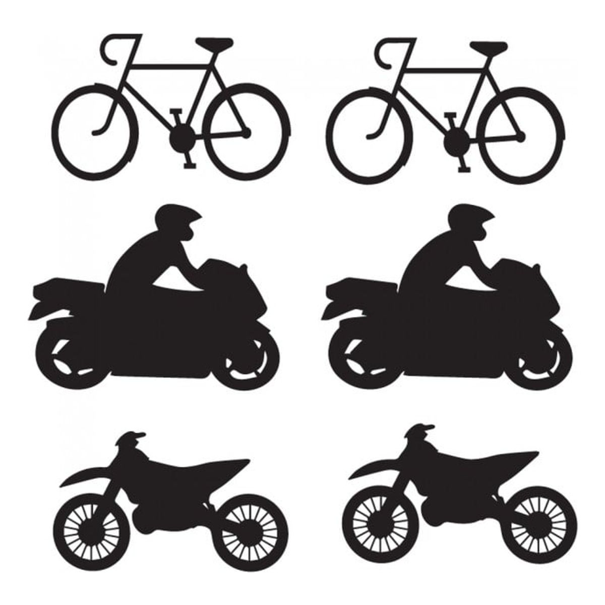 GENERICO - Decomural Motorbike Bike Set WS-33128