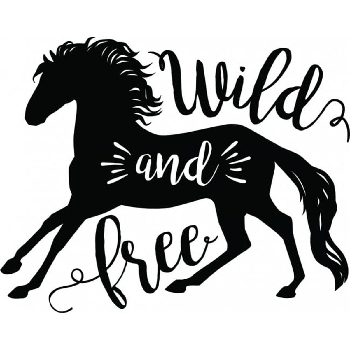 GENERICO - Decomural Wild And Free Horse WS-45060