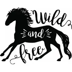 GENERICO - Decomural Wild And Free Horse WS-45060