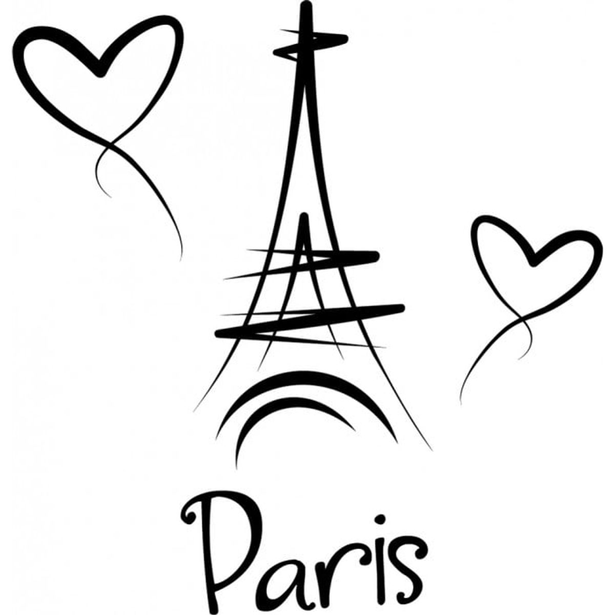 GENERICO - Decomural Love Paris Eiffel Tower WS-45247