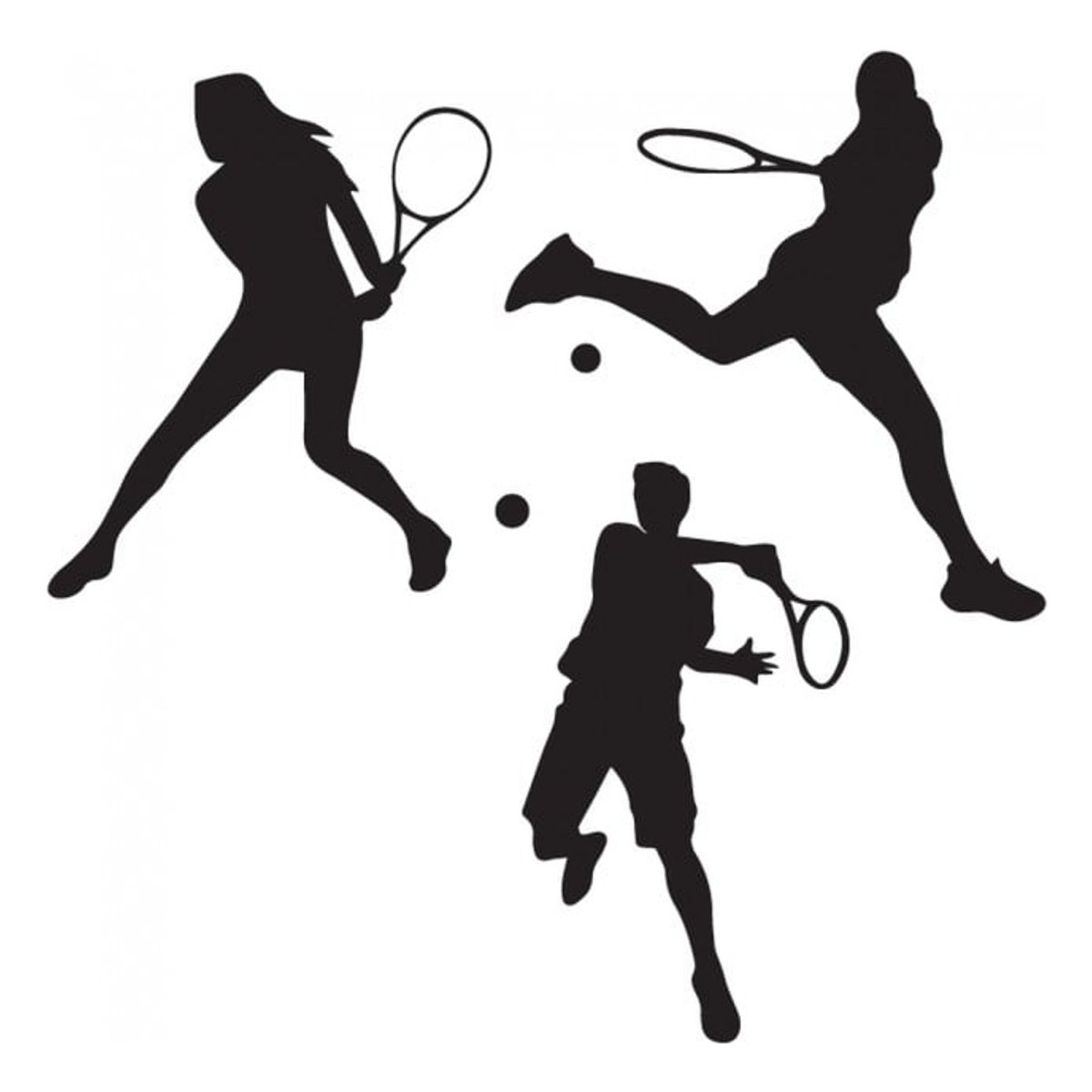 GENERICO - Decomural Tennis Players Sports Tennis Set WS-33160