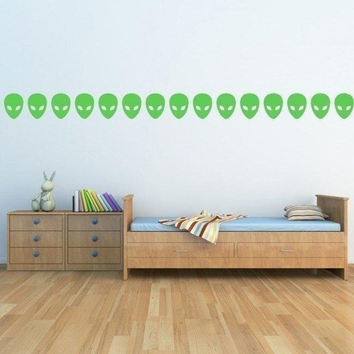 GENERICO - Decomural Alien Head Space Pack WS-33162