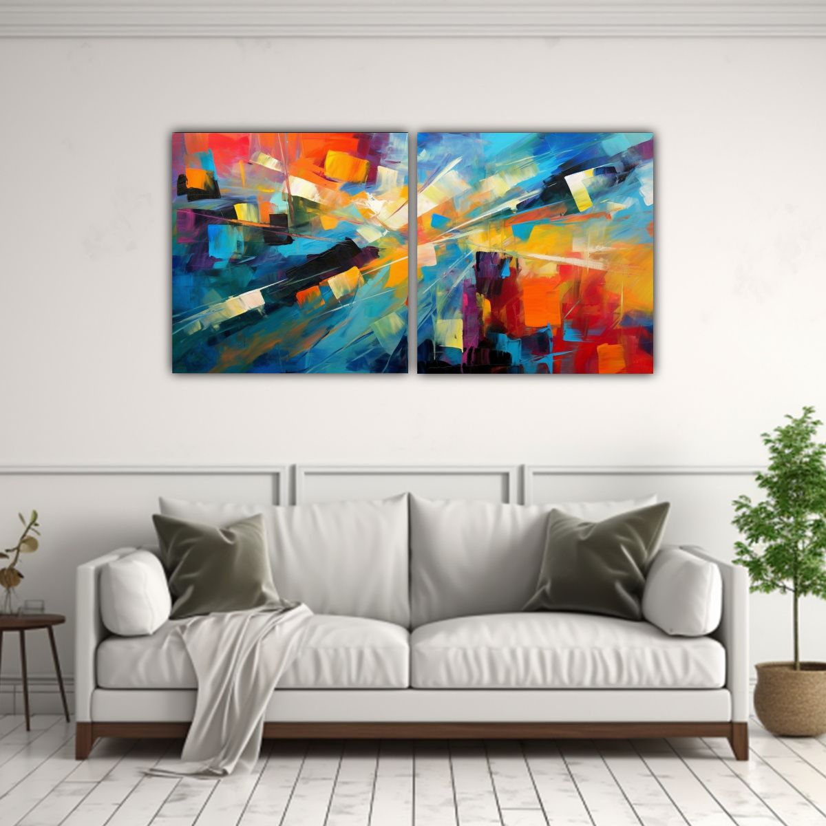 GENERICO - Composiciones Vintage De Vida En Estilo Abstracto 120x60 Cm