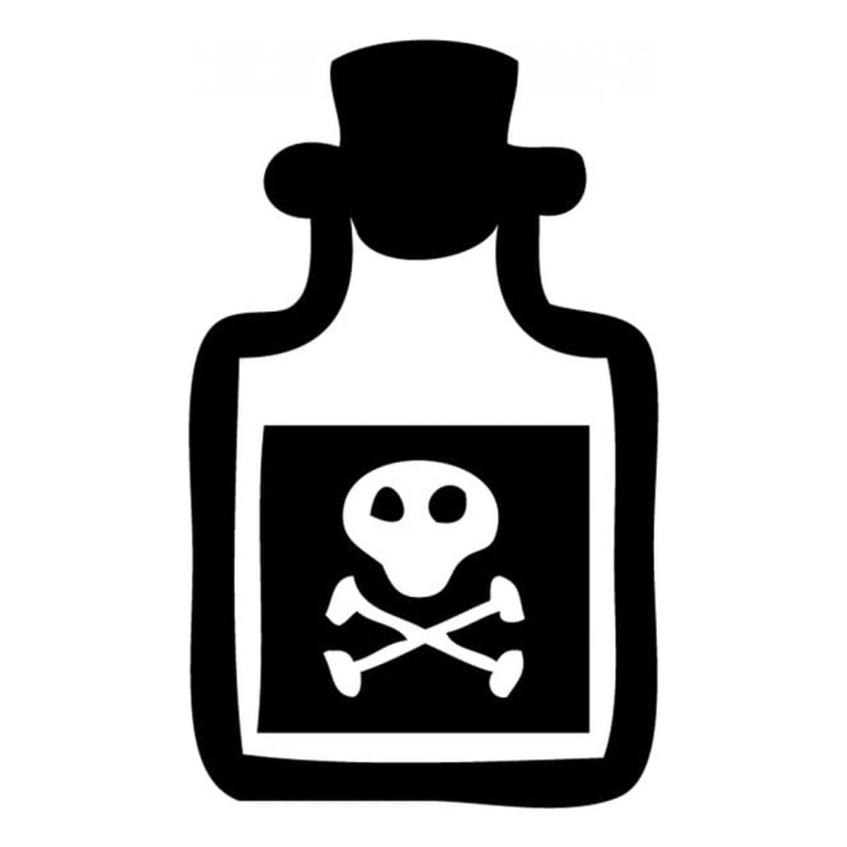 GENERICO - Decomural Poison Bottle Science WS-34594