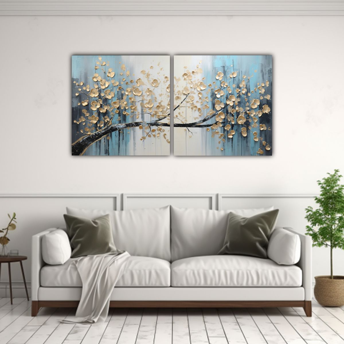 GENERICO - Pintura En Bastidor De Belleza Natural En Negro Y 140x70 Cm