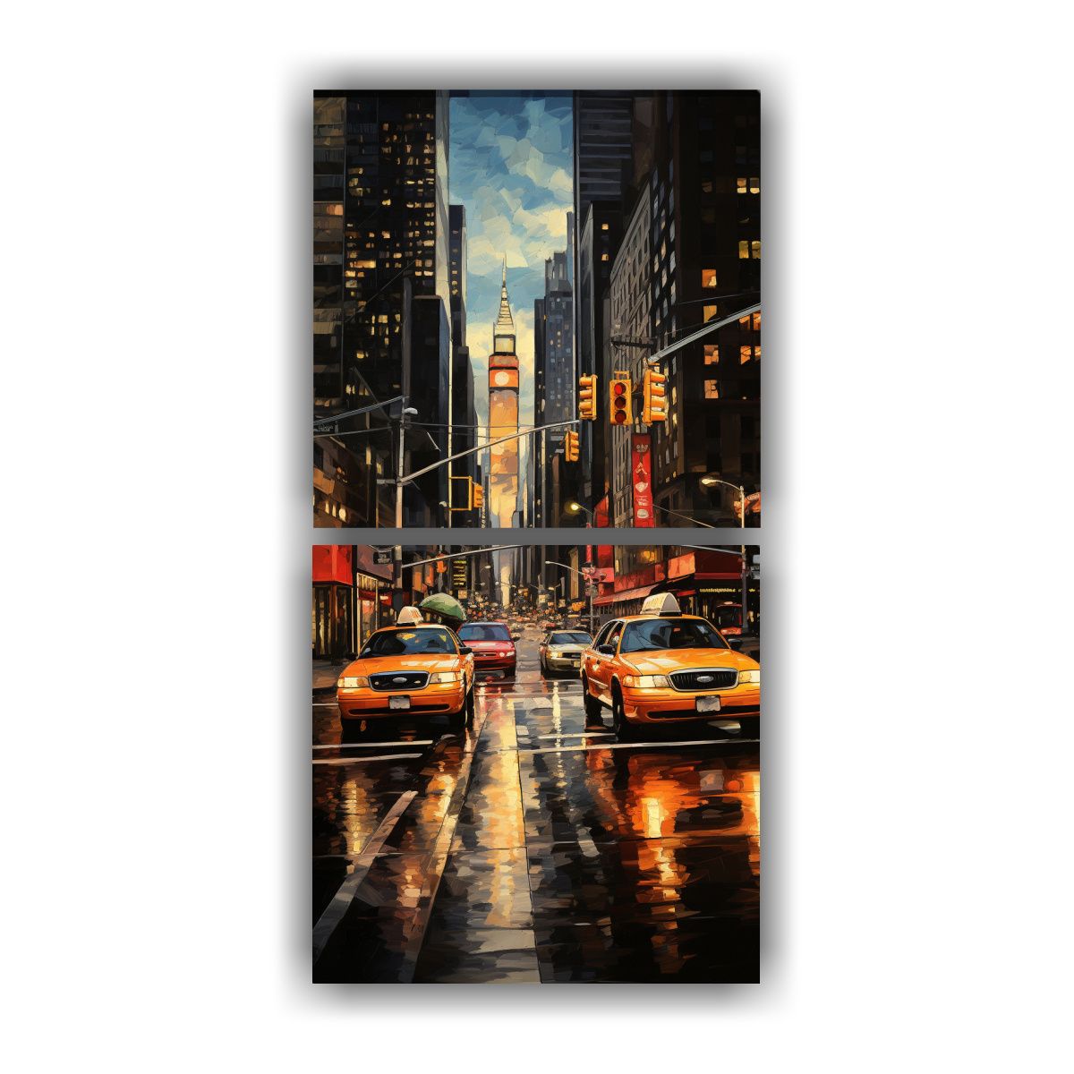 GENERICO - Pinturas Decorativas Dos Artes Efecto Visual 70x140 Cm