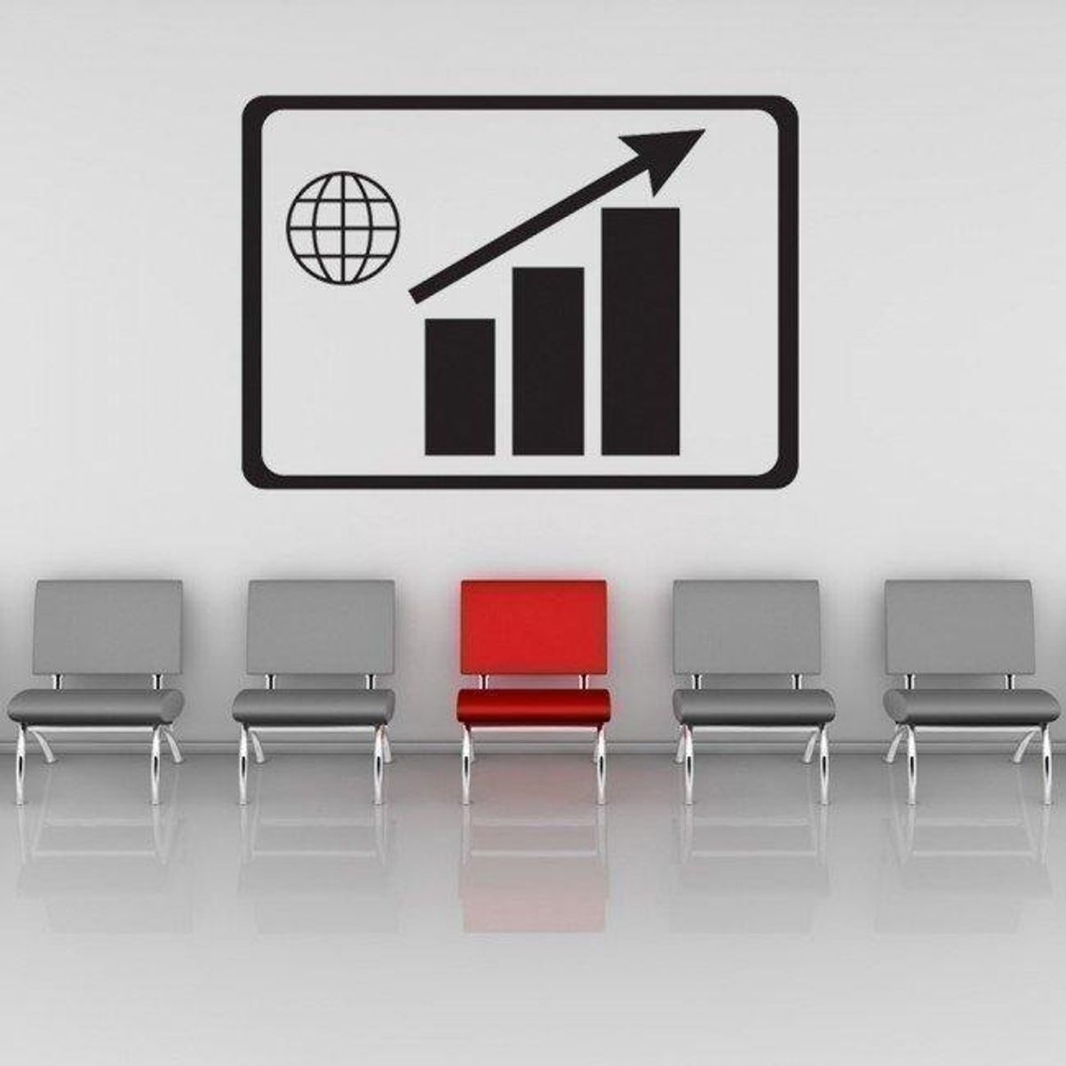 GENERICO - Decomural Office Business Graph WS-34664