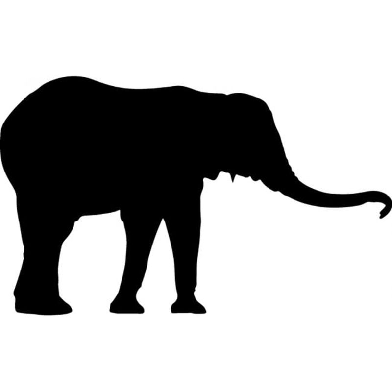 GENERICO - Decomural Elephant Safari Animals Pack WS-33192