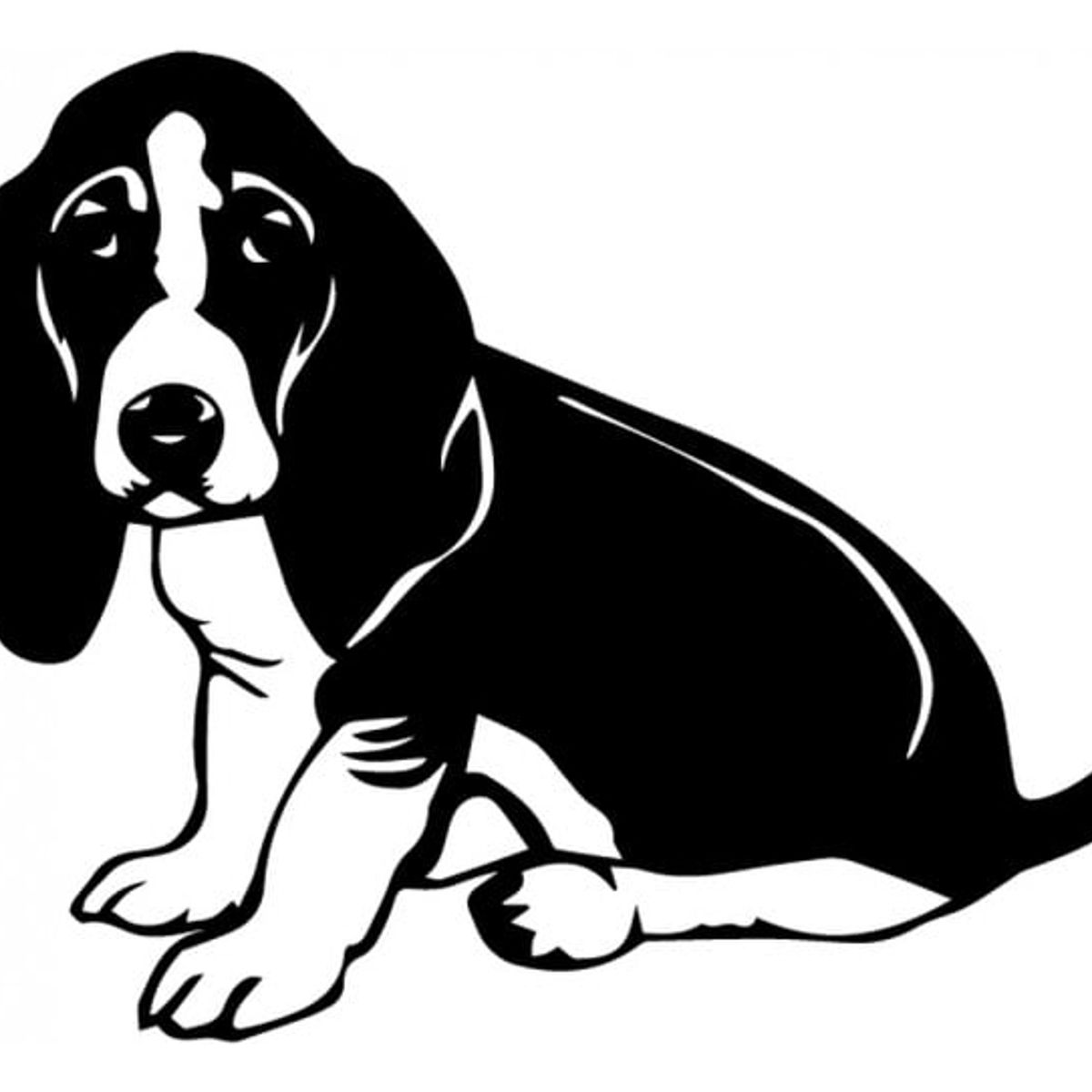 GENERICO - Decomural Basset Hound Dog Puppy WS-34668