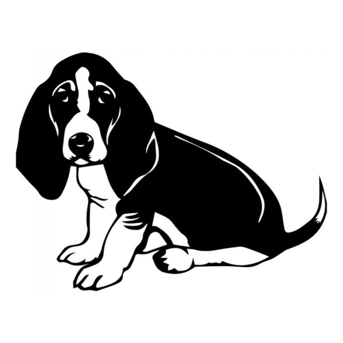 GENERICO - Decomural Basset Hound Dog Puppy WS-34668