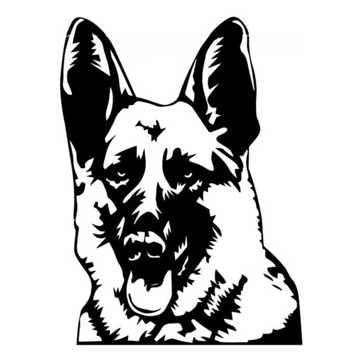 GENERICO - Decomural German Shepherd Dog Pets WS-34694