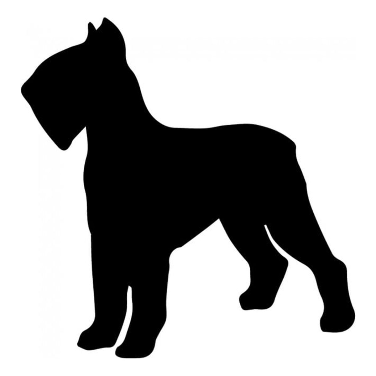 GENERICO - Decomural Schnauzer Dog Canine Pets WS-34696