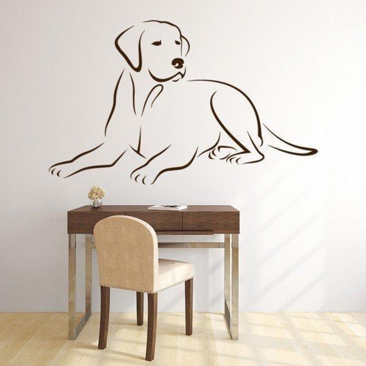 GENERICO - Decomural Sitting Labrador Dog WS-34708