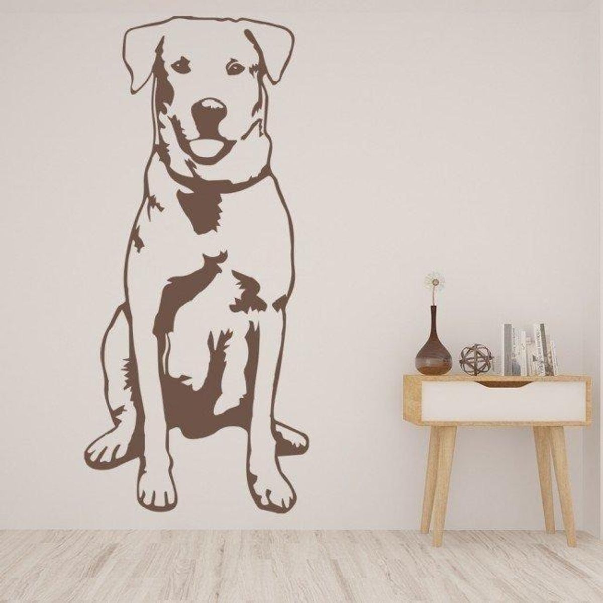 GENERICO - Decomural Labrador Dog Animals Pets WS-34710