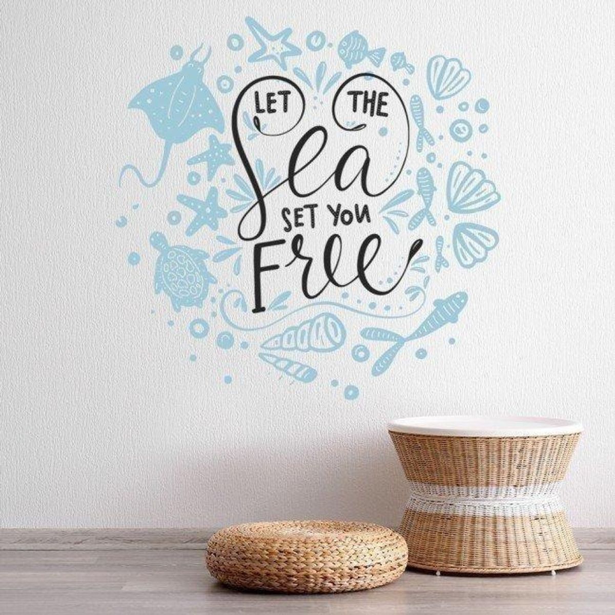 GENERICO - Decomural Sea Set You Free Inspirational WS-45624