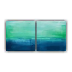 GENERICO - Set De 2 Lienzos Con Diseño De Personalidad 140x70 Cm