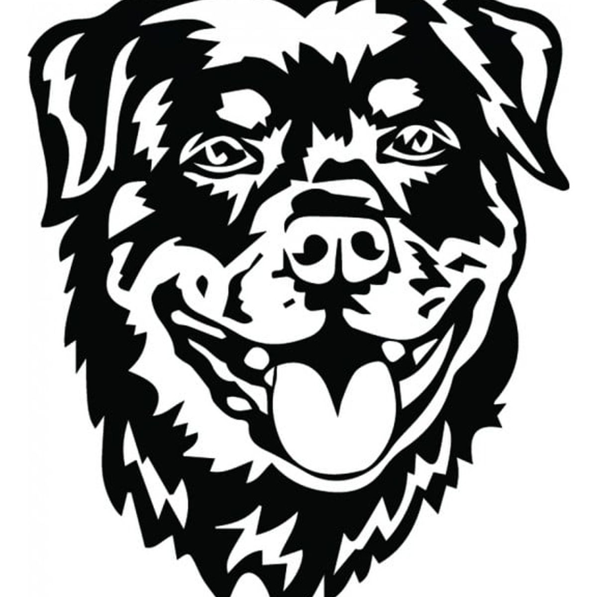 GENERICO - Decomural Rottweiler Dog Pets Animals WS-34717