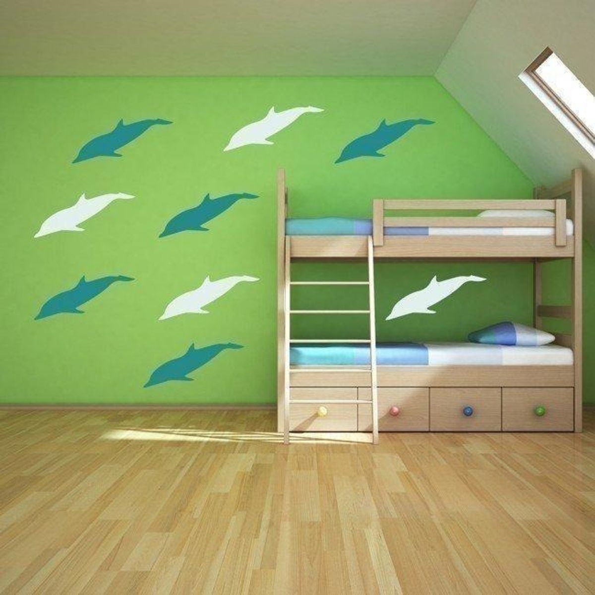 GENERICO - Decomural Diving Dolphin Under The Sea Pack WS-33237