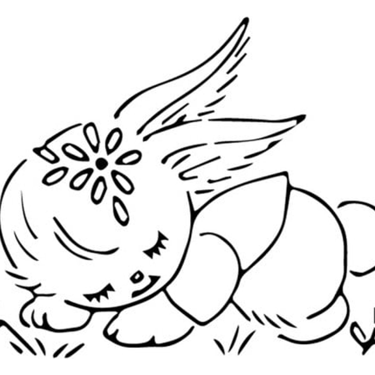 GENERICO - Decomural Sleeping Bunny Rabbit Childrens WS-35486