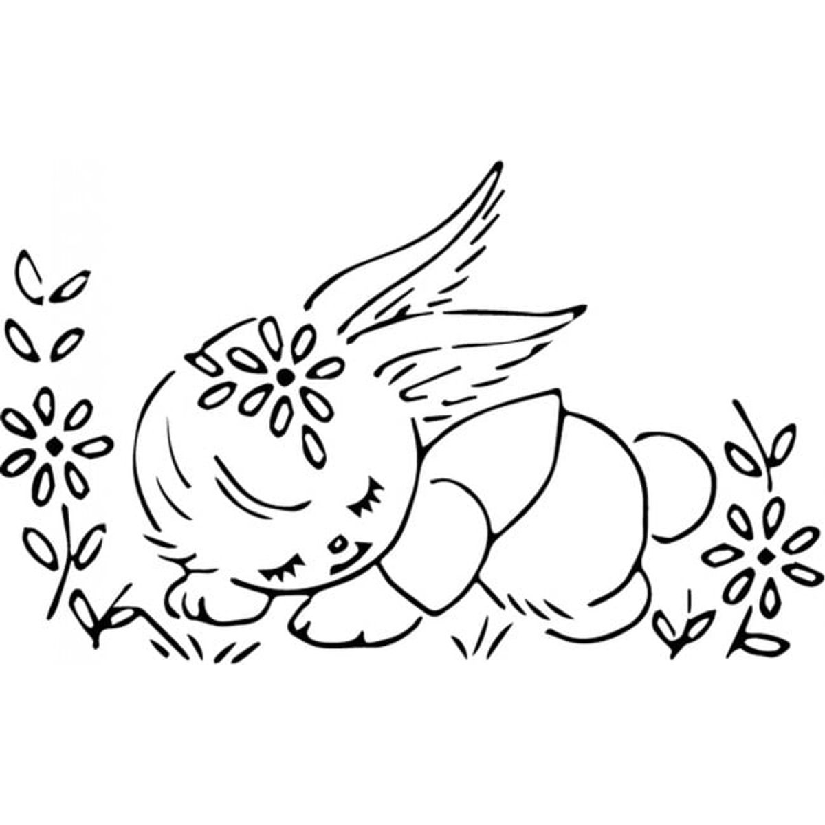 GENERICO - Decomural Sleeping Bunny Rabbit Childrens WS-35486