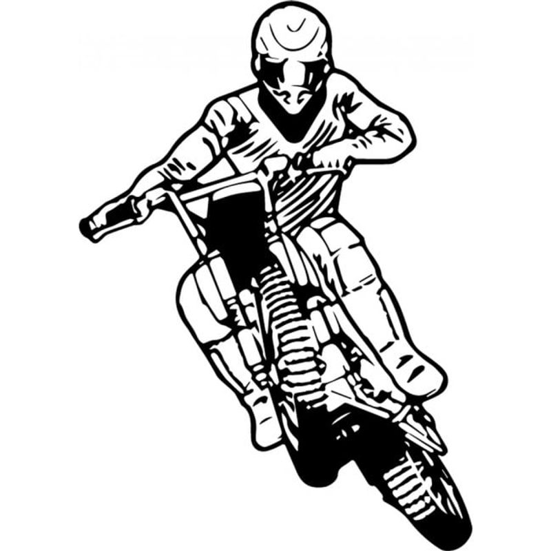 GENERICO - Decomural Dirt Bike Racer Motorsport Motorbike WS-35489