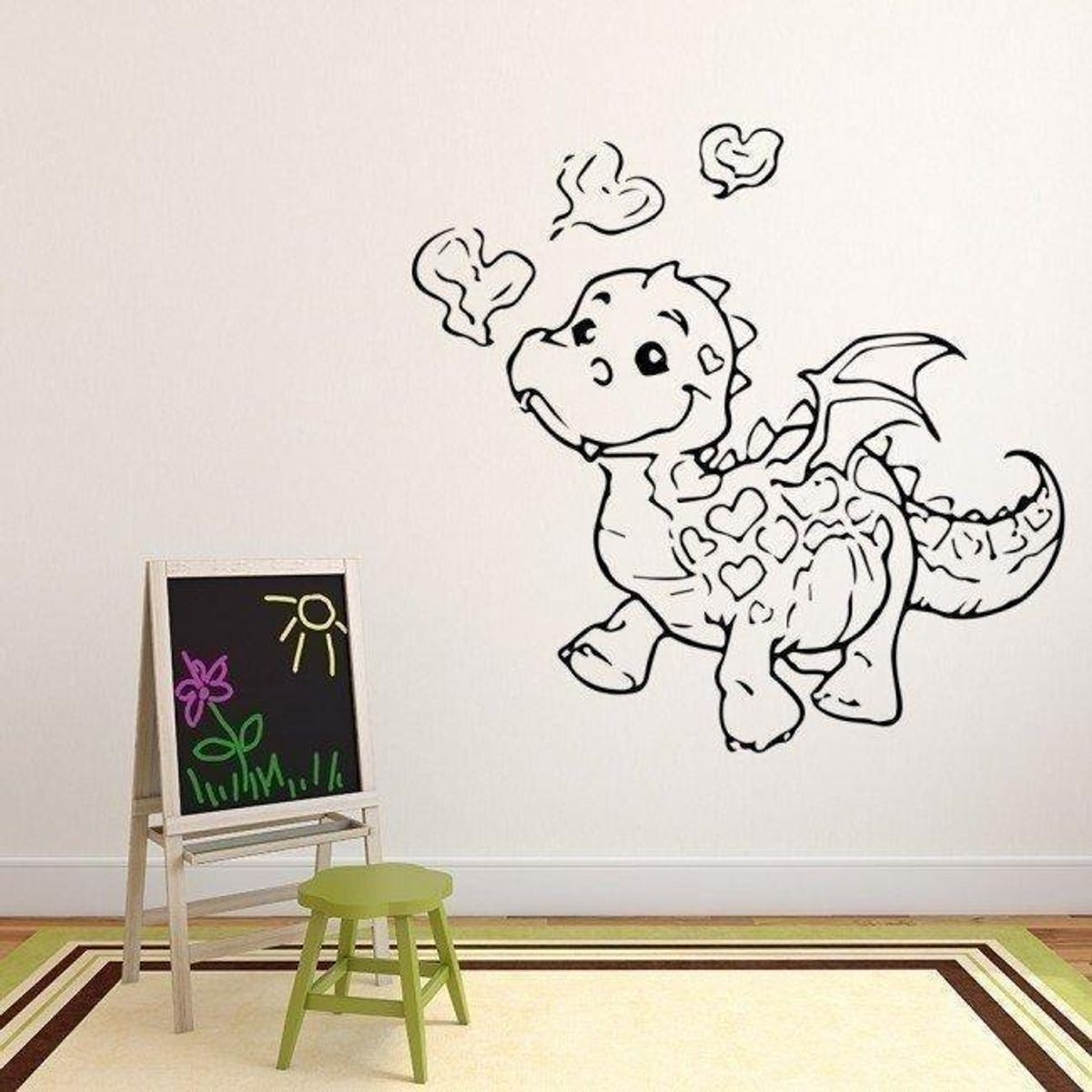 GENERICO - Decomural Baby Dragon Fantasy Nursery WS-35520