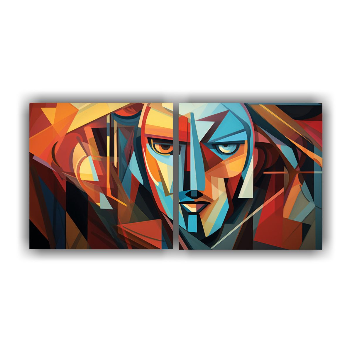 GENERICO - Cuadros Abstractos Para Dormitorio Inspirados En 140x70 Cm