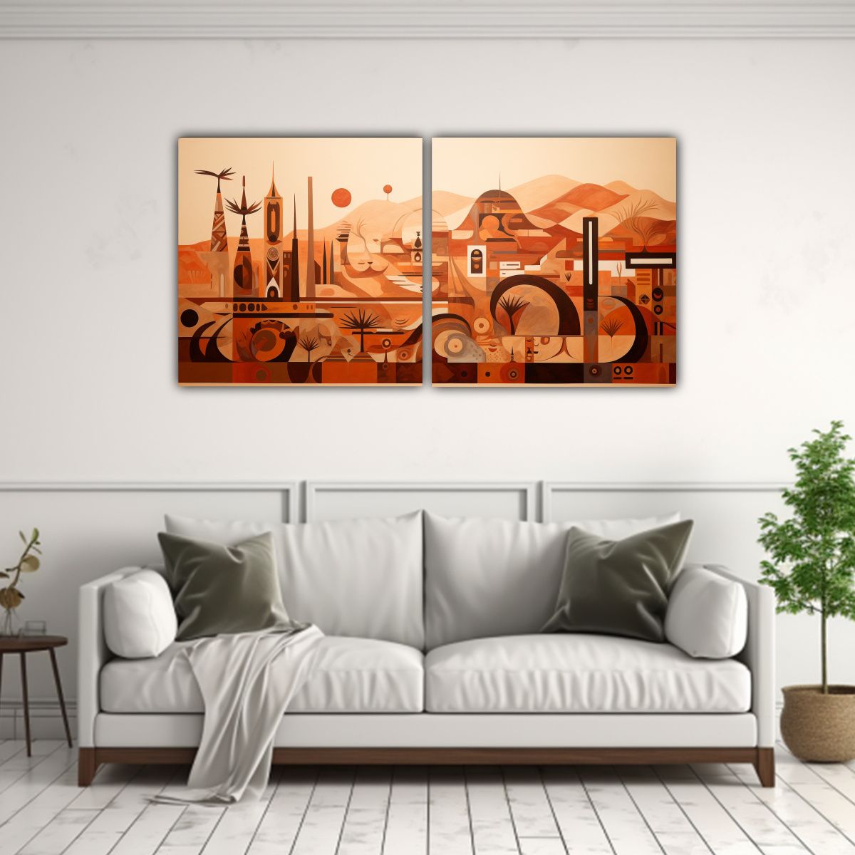 GENERICO - Pinturas Decorativas De Reinterpretación 120x60 Cm