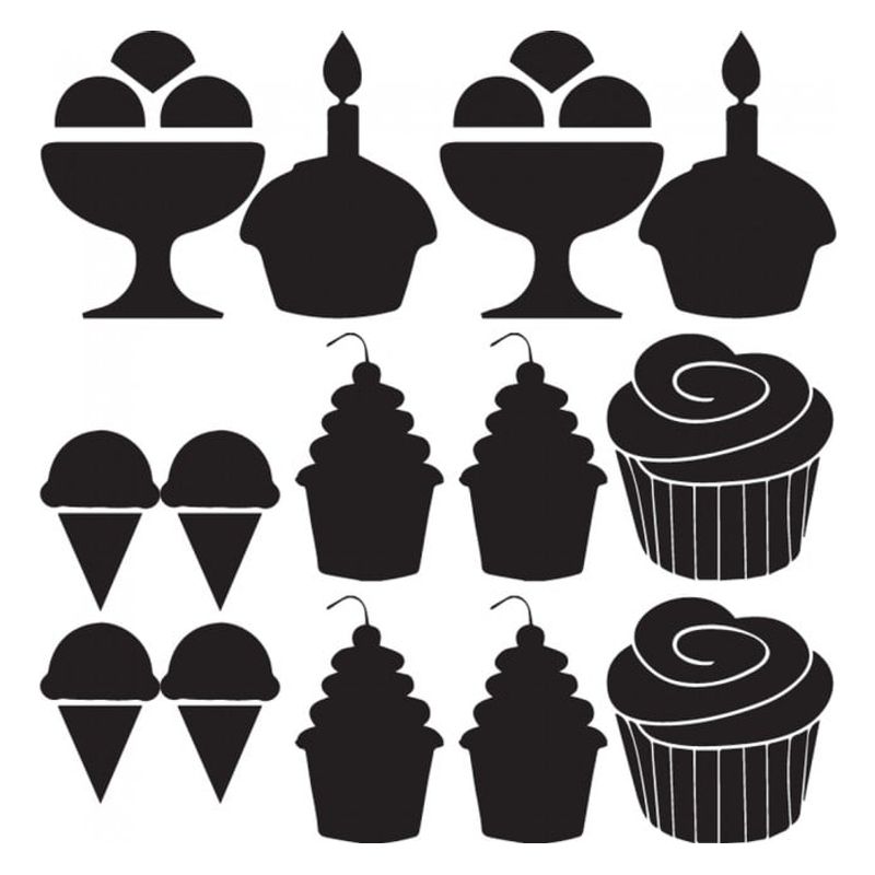 GENERICO - Decomural Cake Ice Cream Kitchen Cafe Set WS-33251