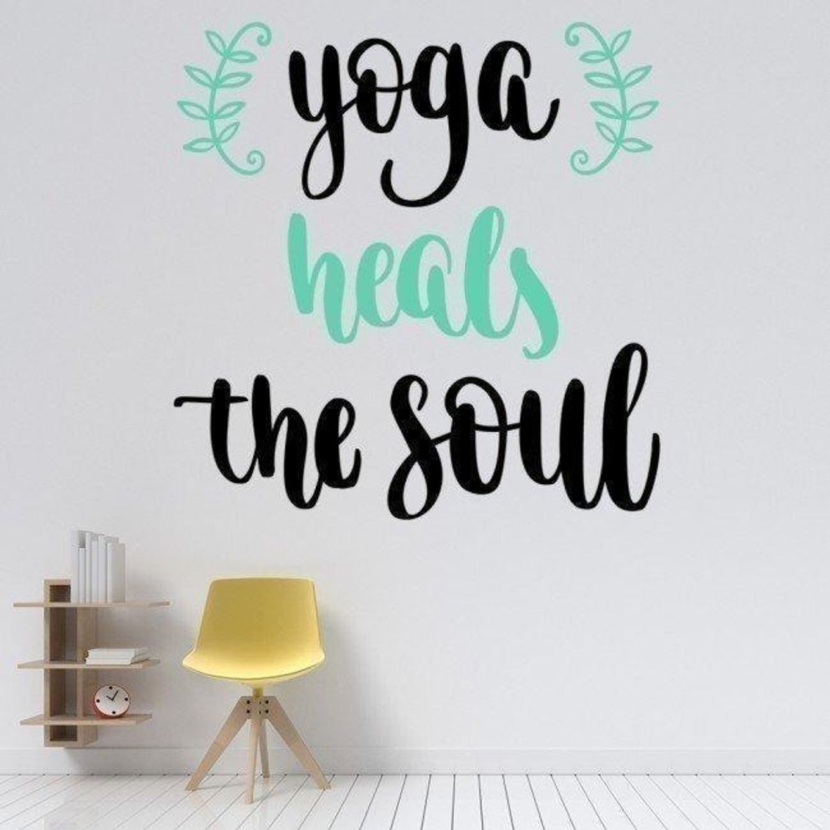 GENERICO - Decomural Yoga Heals The Soul Sports Fitness WS-46013