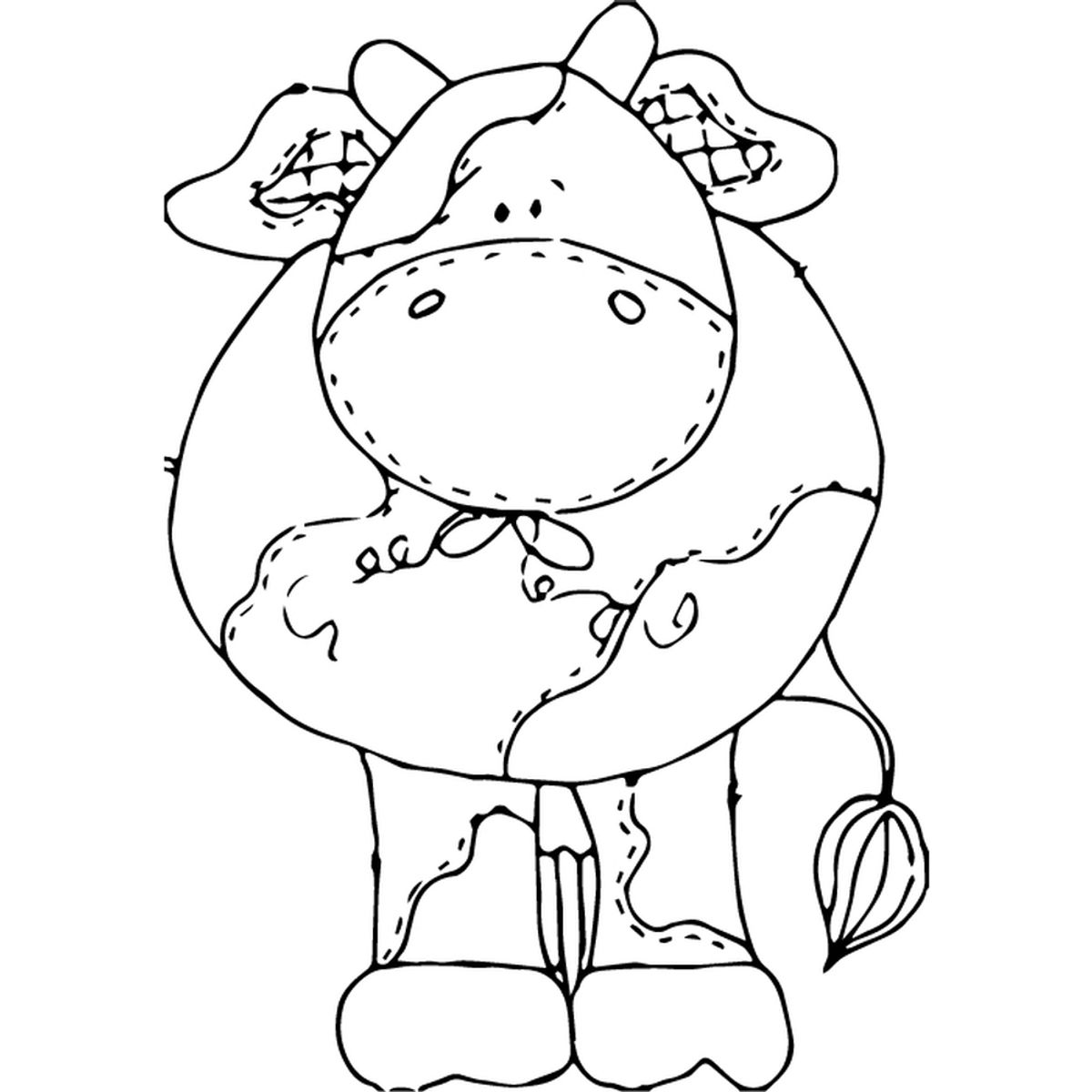 GENERICO - Decomural Patchwork Cow Farm Animals WS-35553